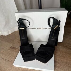 Good American Platform Heels - Size 7